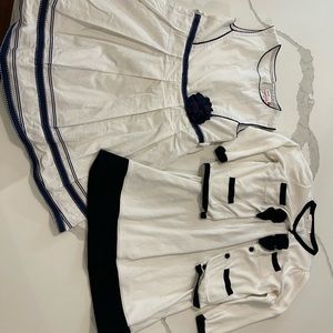 Janie and Jack gently gently used two outfits summer dresses no stains size 4 .